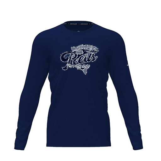 [CUS-DRIF-TEES-PER-CNK-LSL-NVY-YXS-LOGO1] Dri Fit Performance T-Shirt (Youth XS, Navy, Logo 1, Long Sleeve)