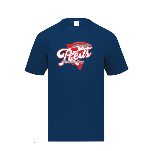 [2790.065.S-LOGO1] Men's Smooth Sport T-Shirt (Adult S, Navy, Logo 1)