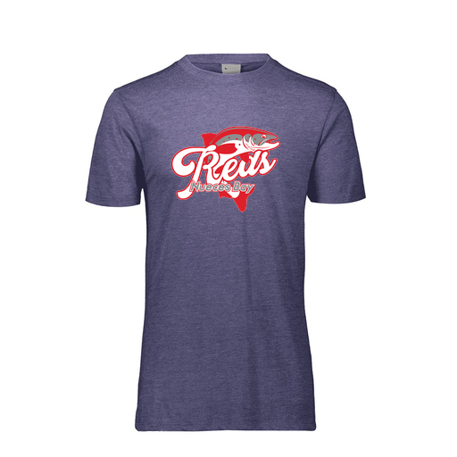 [FTSCUBRY-AS-LOGO1] Decker Men's Tri-Blend T-Shirt - Short Sleeve (Adult S, Royal, Logo 1)