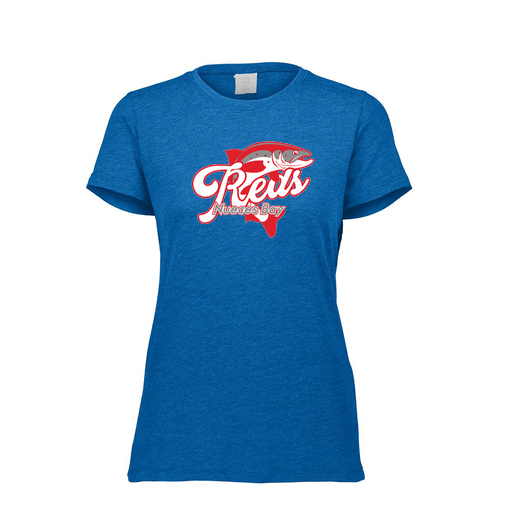 [FTSCUBRY-FAXS-LOGO1] Decker Women's Tri-Blend T-Shirt - Short Sleeve (Female Adult XS, Royal, Logo 1)