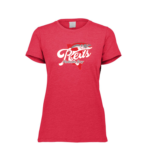 [FTSCUBRD-FAXS-LOGO1] Decker Women's Tri-Blend T-Shirt - Short Sleeve (Female Adult XS, Red, Logo 1)