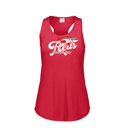 [3078.V96.S-LOGO1] Ladies Tri Blend Tank Top (Female Adult S, Red, Logo 1)