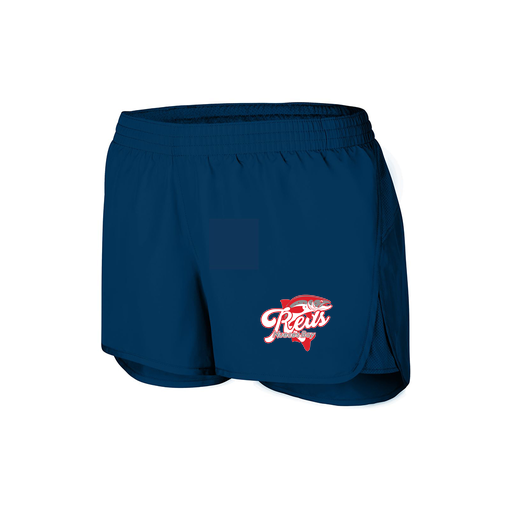 [2430.065.XS-LOGO1] Women's Performance Shorts (Female Adult XS, Navy, Logo 1)