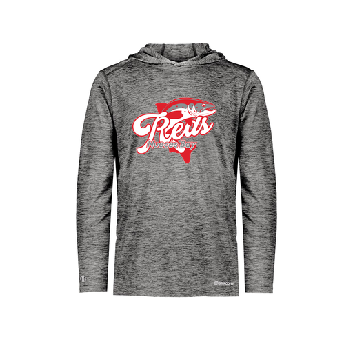 [FOLHCGBK-AS-LOGO1] Decker Men's Charge Hoodie (Adult S, Black, Logo 1)