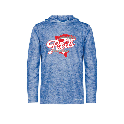 [FOLHCGRY-AS-LOGO1] Decker Men's Charge Hoodie (Adult S, Royal, Logo 1)