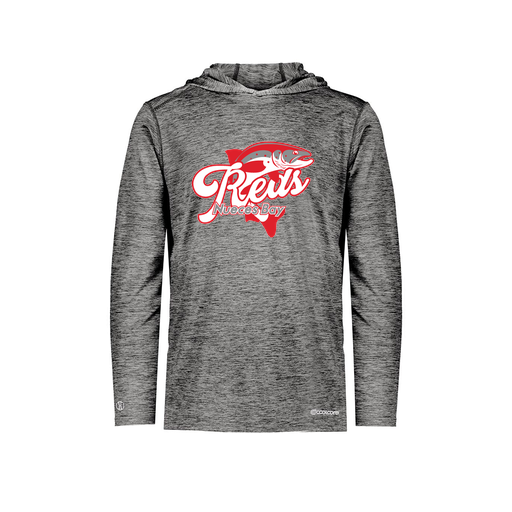 [FOLHCGBK-YS-LOGO1] Decker Youth Charge Hoodie (Youth S, Black, Logo 1)