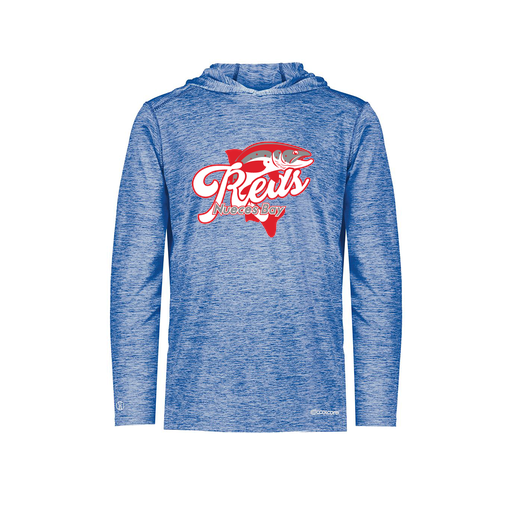 [FOLHCGRY-YS-LOGO1] Decker Youth Charge Hoodie (Youth S, Royal, Logo 1)