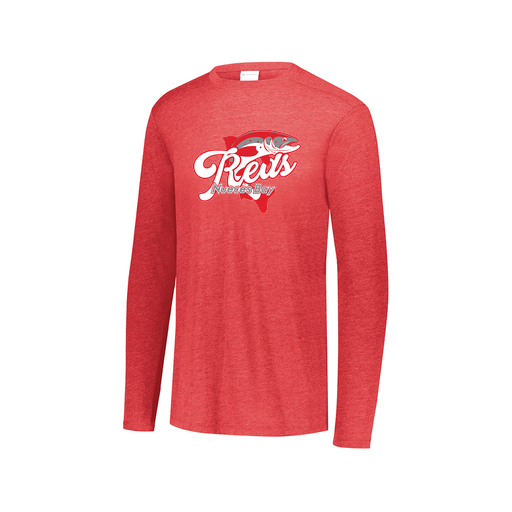 [3075.V96.XS-LOGO1] Men's LS Ultra-blend T-Shirt (Adult XS, Red, Logo 1)
