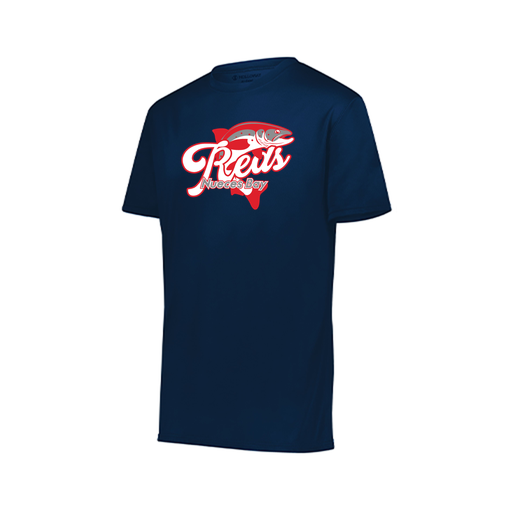 [222819.065.XXS-LOGO1] Youth Movement Dri Fit Shirt (Youth XXS, Navy, Logo 1)