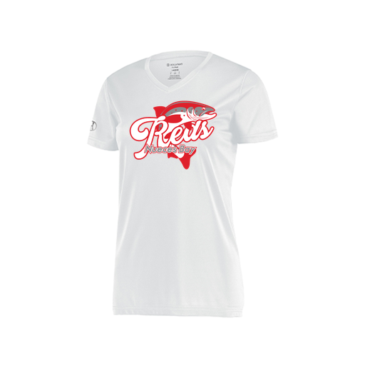 [222820.005.S-LOGO1] Ladies Movement Dri Fit Shirt (Female Adult S, White, Logo 1)