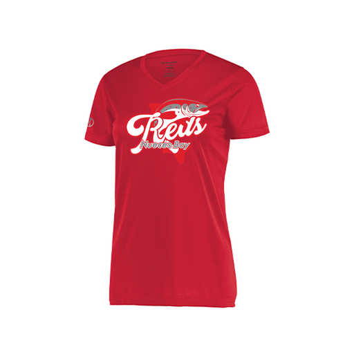 [222820.083.S-LOGO1] Ladies Movement Dri Fit Shirt (Female Adult S, Red, Logo 1)